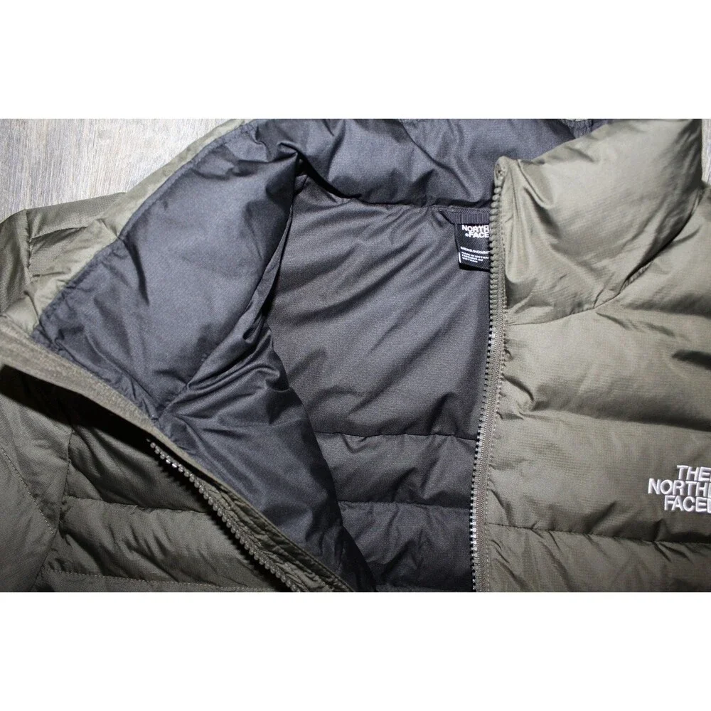 THE NORTH FACE MEN'S MINOQUA DOWN ZIP UP JACKET TAUPE GREEN NWT SZ‎ XL